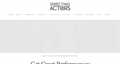 Desktop Screenshot of directingactors.com